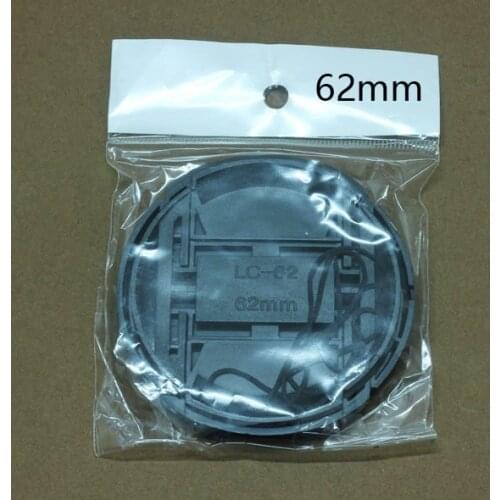 100 Pieces 62mm Camera Lens Cap Cover For Nikon Canon Sony Leica Samsung Pentax Olypums Pansonic Fujifilm Sigma Tamron Yongnuo