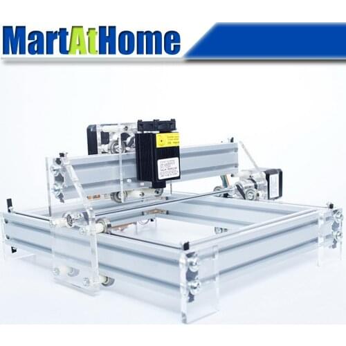 17*20cm Desktop DIY CNC Laser Engraver Printer Machine Kit for Carving/Engraving/Cutting Wood Paper Horns Leather