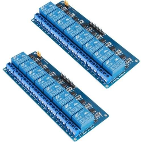 8 Channel DC 5V Relay Module with Optocoupler for Arduino UNO R3 MEGA 2560 1280 DSP ARM PIC AVR STM32 Raspberry Pi