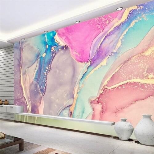 Beibehang Custom wallpaper mural modern nordic light luxury Colored marble tv background photo mural wall paper papel de pared