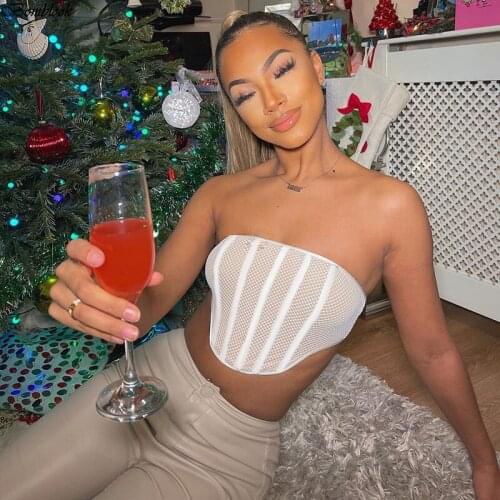 Bombllook Y2K Summer Solid Color Double Fabric Corset tops,Temperament Of Leisure Slim Comfortable Elegant Crop Tops New 2021