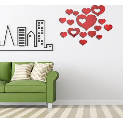 Home decoration mirror paste Taoxin mirror wall paste