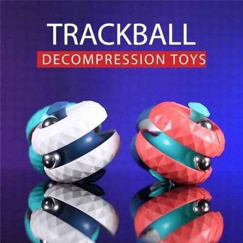 Hot New Style Diamond Pattern Magnetic Orbit Ball Stress Relief Pinball Gyro Cube Maze Track Ball Puzzle Games Fidgets