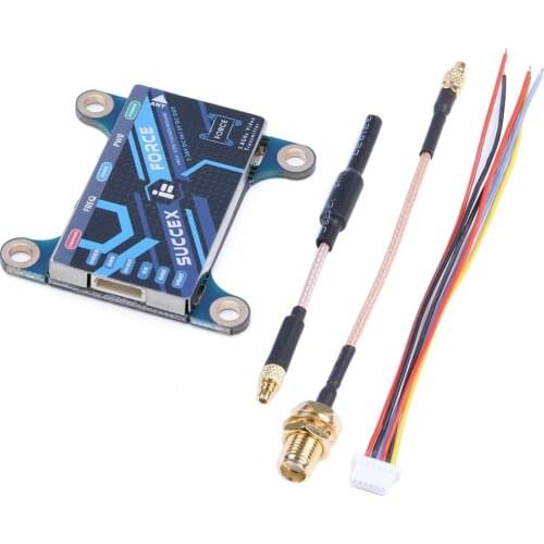 IFlight SucceX Force 5.8g 25mW/100mW/400mW/800mW Adjustable video transmitter VTX with MMCX to SMA/RP-SMA adapter cable for FPV