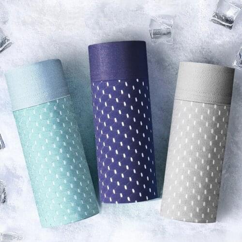 3 Pcs/Lot Mens Underwear Is Mesh Air Permeability Man Panties And Ice Silk Antibacterial Undies Comfortable Men Underpants