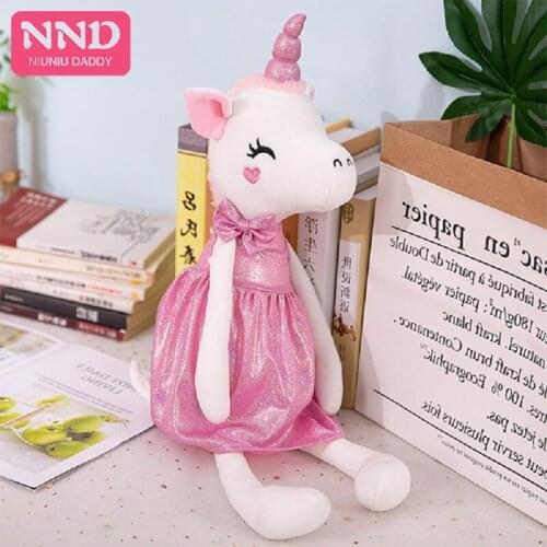 NiuNiu Daddy 40-70cm Kawaii Unicorn Plush Toy Stuffed Animal Cartoon Unicorn Dolls High Quality Gift For Children Girls