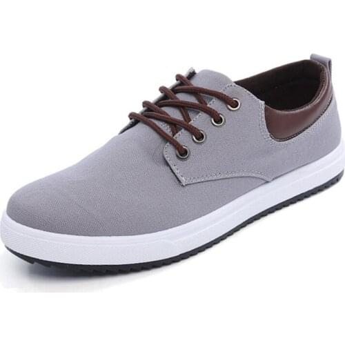 2019 New Large Size Mens Shoes Spring And Autumn Fashion Canvas Shoes Trend Low to Help Breathable Casual Mens Shoes men
