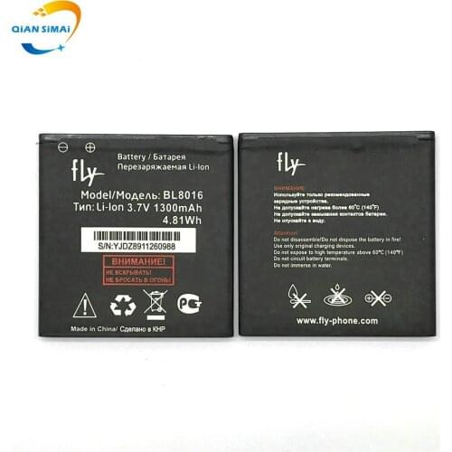 5Pcs BL8016 1300mAh Original High quality battery For FLY BL8016 Mobile phone+Tracking number