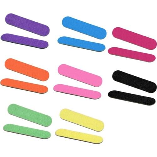100Pcs Nail File Double Side Buffer Trimmer Sandpaper Professional Nail Buffer Reusable Nail Trimmer Tools
