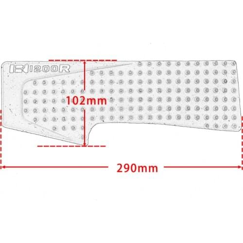 Motor Traction Pad Side Gas Knee Protector Anti Slip Fit For BMW R1200R 2009 2010 2011 2012 2013 2014