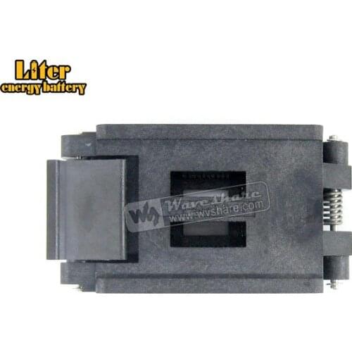 QFP44 TQFP44 LQFP44 PQFP44 FPQ-44-0.8-16A Enplas QFP IC Test Burn-In Socket Adapter