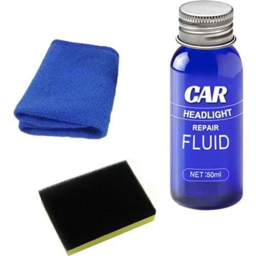 Car Headlight Repair Liquid Headlight Polishing Anti-scratch And Maintenance Liquid Kit 50ML Rearview Mirror Coating