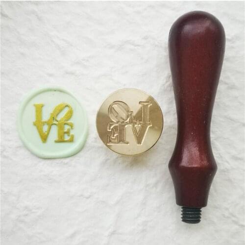 LOVE wedding Wax Seal Stamp blessing letters sealing stamps Alphabet Stamps Wedding Invitation Copper Head seal wax stamps