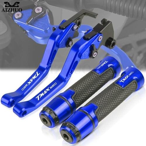 TMAX 560 Motorcycle Adjustable Short Brake Clutch Levers FOR YAMAHA TMAX560 DX TECH MAX ABS 2020-2021 Handlebar Hand Grips Ends
