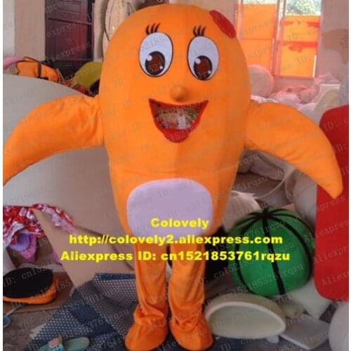 Yellow Dolphin Porpoise Sea Hog Delphinids Whale Cetacean Mascot Costume Adult Character Routine Press Briefing Opening zz4573