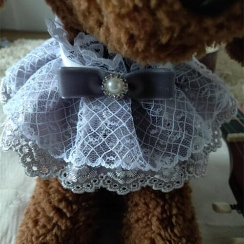 2019 Dog Handmade Bow Ties Pet Jewelry Accessories LaceNecklace Dog Neckties Collar Dogs Festival Bow Tie