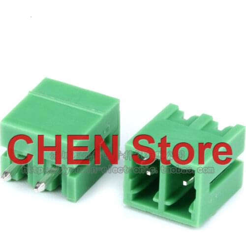5pcs Straight pin socket KF2EDGV pitch 3.81MM 2/3/4/5/6/7/8/9/10/12P KF2EDGK plug