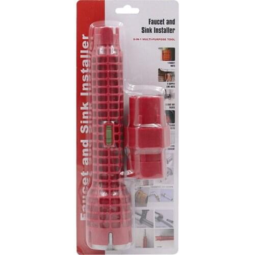 8 In 1 Faucet And Sink Installer Multifunctional Wrench Tool For Kitchen Bathroom Water Pipe Extra-long Design Wrench Tools