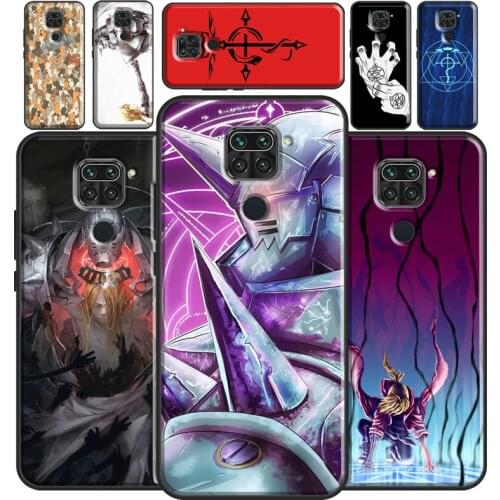 Fullmetal Alchemist Edward Case For Redmi Note 7 8 8Pro 8T Note 9 Pro 9S Coque For Redmi 9 9C 9A 8A 7A K30 Ultra