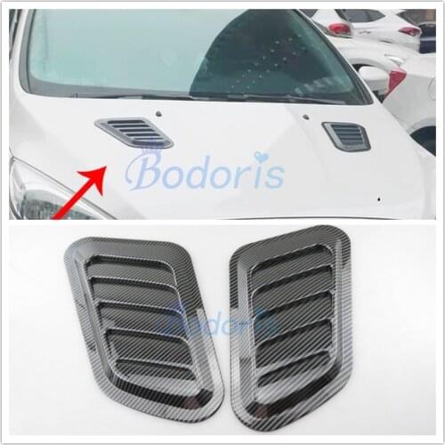 For BMW X6 X1 X3 G01 X4 G02 X5 G05 X7 G07 1 2 5 series Car Hood Air Vent Cover Door Bumper Guard Plate Car Styling Accessories