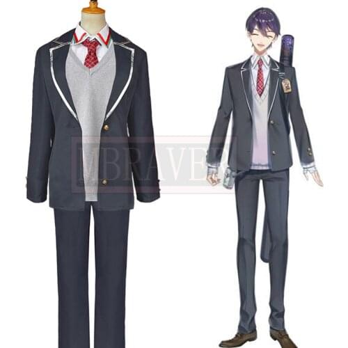 VTuber Kenmochi Toya Cosplay Costume Halloween Christmas Party Uniform Custom Made Any Size