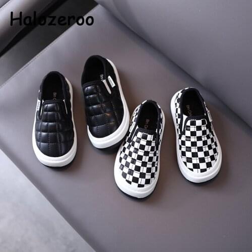 Spring Kids Casual Sneakers Baby Boys Slip On Shoes Girls Brand Chunky Sneakers Children Black Sport Sneakers Fashion Trainers