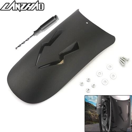 Motorcycle Extend Fender Pad Prolong Mudguard Extender Extension Board Black for Kawasaki Z800 Z900 Z1000 Yamaha MT07 MT09 BMW