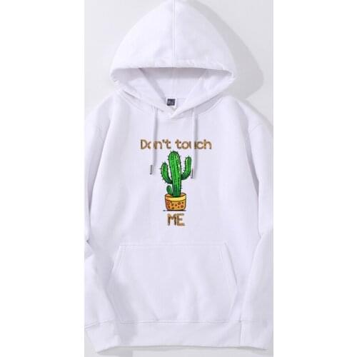 Don't touch me funny desgin cool 2020 Autumn Mens Hoodies Hooded Sweatshirts Mens Sportswear Streetwear Mens Clothing