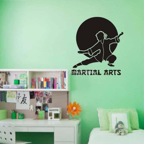 Boxing Club Taekwondo Karate Sticker Kick Play Car Decal Free Combat Posters Vinyl Striker Wall Decals Decor