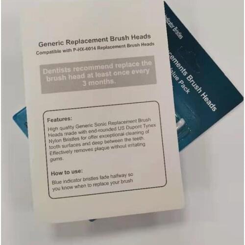 New HX6014 Electric Toothbrush Heads Replacement Toothbrush Heads Brush Heads Suitable for Ph Soni care Heads 20/24/28/32 Pcs