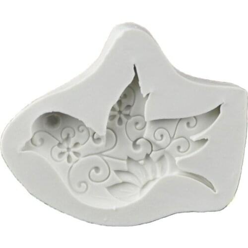 New Arrival Dove Of Peace Shape Resin Molds Fondant mold,silicone Cake mold, Fondant Cake Decorating Tools E912