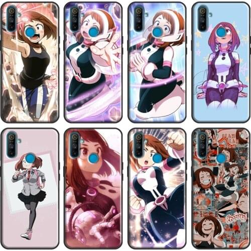 Ochako Uraraka My Hero Academia Cover For OPPO Realme C3 C11 C15 XT 5 6 7 X2 X7 Pro GT Case For OnePlus 8 Pro Nord 7T 8T Cover