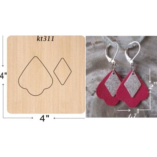 Handmade earrings cutting dies 2019 new die cut &wooden dies Suitable for common die cutting machines on the market