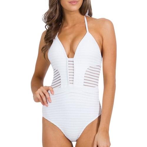 Sexy One Piece Swimsuit Swimwear Women Bandage Swimsuit Female Bathing Suits Summer Beach Wear