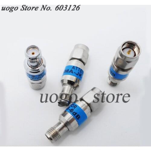 SMA fixed attenuator/Stainless Steel Coaxial Attenuator/RF Attenuator/2W Attenuator