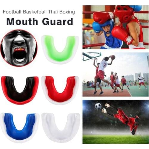 Sport Mouth Guard EVA Teeth Protector Kids Adults Mouthguard Tooth Brace Protection Basketball Rugby Boxing Karate Sports Safety