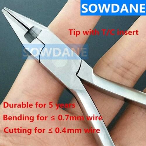 Dental Bird Beak Loop Wire Bend Bending Plier with TC Cutter Dental Cutting Plier Lab Laboratory Tool Instrument Wire Form Tool