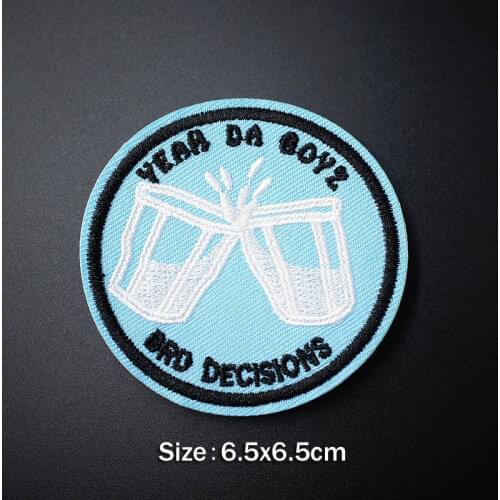 Mushroom Duck Iron On Patch DIY Embroidery Handmade Crochet Sew On Patches Clothes Appliques Badge Shark Lobster