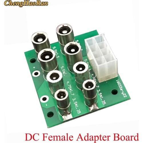 1pcs High Current DC Bus Head Integrated Adapter Board DC 5.5*2.1/2.5 4.75*1.7 3.5*1.35 DC Power Jack Socket Connector