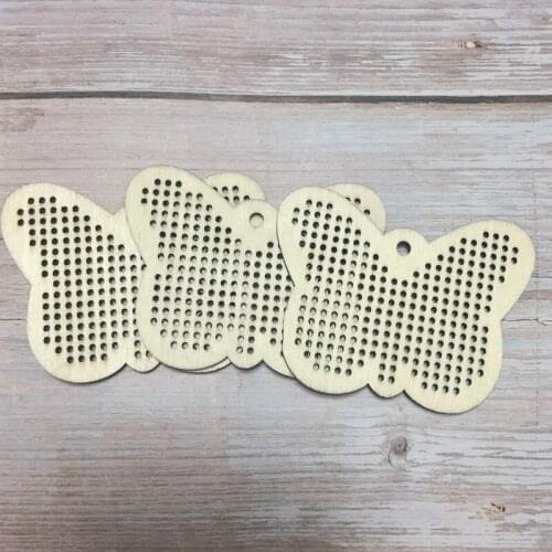 50pcs laser cut diy butterfly needle handicraft cross stitch