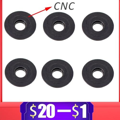 6pcs 6/7/8/9mm CNC Stainless Steel High Precision Bushing for Airsoft AEG Gel Blaster Gearbox Hunting Paintball Accessories