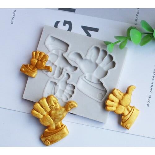 Aouke Well Done Silicone Decorating Molds Cake Silicone Mold Sugarpaste Candy Chocolate Clay Mould