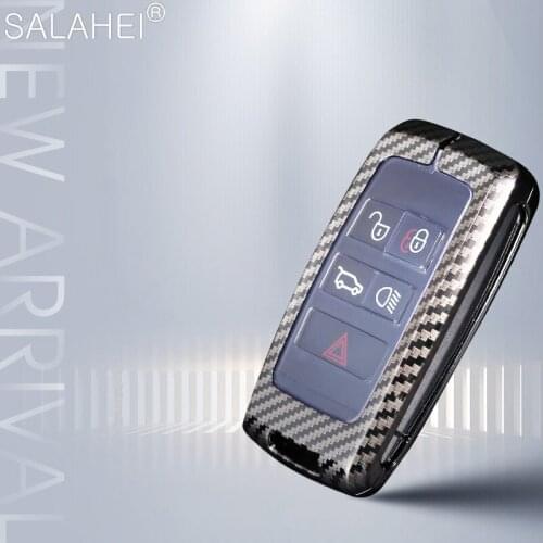 Zinc Alloy+TPU Car Key Full Case Cover Protect For Land Rover Range Rover Discovery 5 Sport 2018 2019 For Jaguar XEL E-PACE 2019