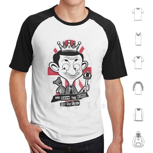 God Save The King Bean T Shirt DIY Cotton Big Size S-6xl Mr Bean Bean Funny England Album Cover Music Teddy Rowan Atkinson