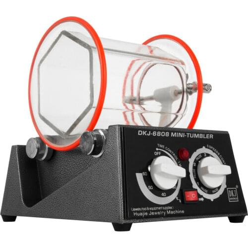 Jewelry Polisher Tumbler 3Kg 45W Mini Polisher Tumbler Rotary Tumbler Polisher Jewelry Polishing Finishing Machine