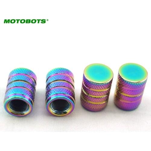 MOTOBOTS 800Pcs Color Car Motorcycle Bike Aluminum Alloy Wheel Tire Valve Stem Caps Dust Covers #FD-1064