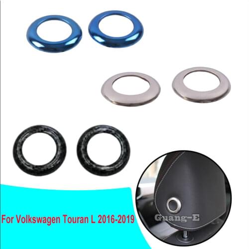 Car Cover Seat Adjustment Knob Button Switch Trim Head Pillow Frame Ring For VW Volkswagen Touran L 2016 2017 2018 2019