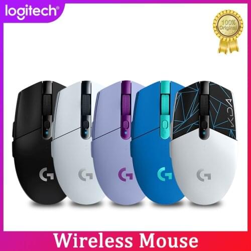 Original Logitech G304 LIGHTSPEED KDA Wireless Gaming Mouse Hero 12K Sensor 12,000 DPI 6 Programmable Buttons 250h Battery Life