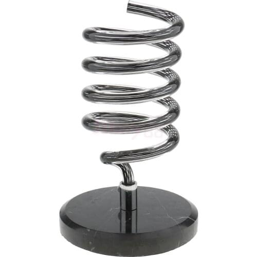Stone Base Spiral Hair Dryer Blower Straighteners Holder Flat Iron Desktop Tabletop Rack Desk Table Top Organizer Stand