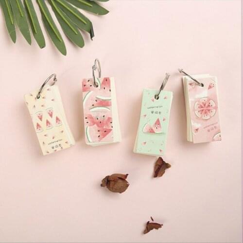 YYDS 110 Sheets Lovely Mini Notebook School Supply Vocabulary Writing Reciting Book